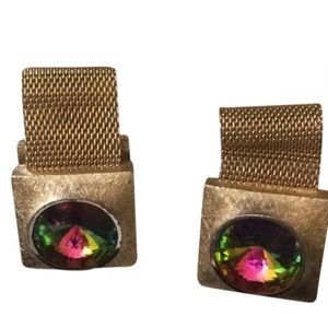 Mystic topaz cuff links. Final